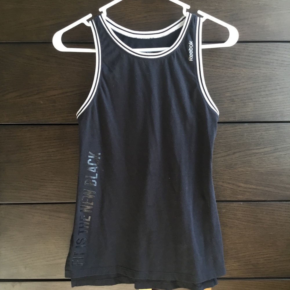 Black athletic tank
